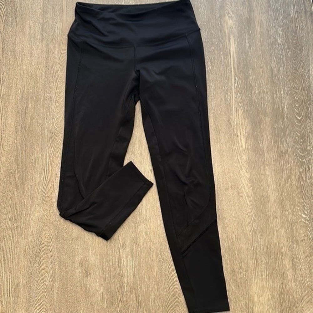 LIKE NEW TANGERINE BLACK LEGGINGS - Size Medium SKU:81